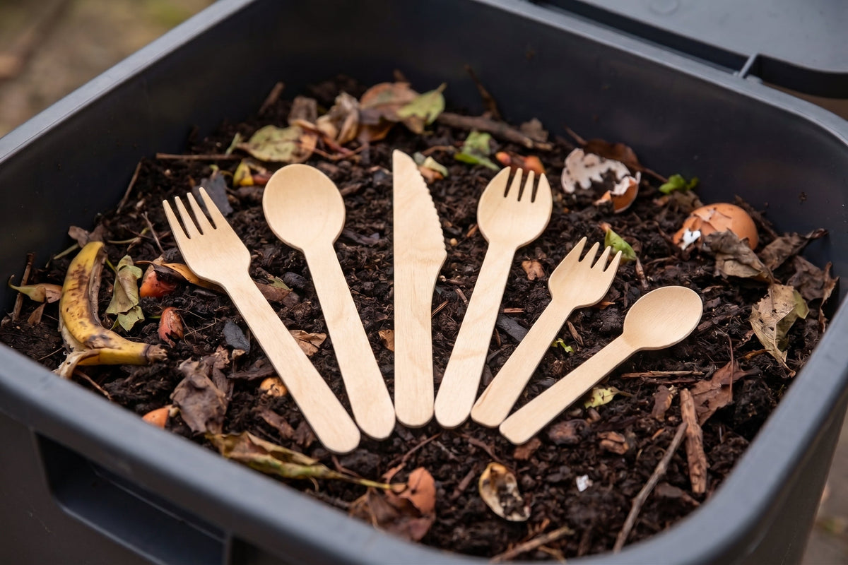 Compostable tableware materials compared